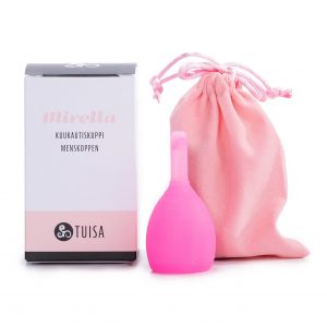 mirella kuukautiskuppi tyhjennysventiilillä